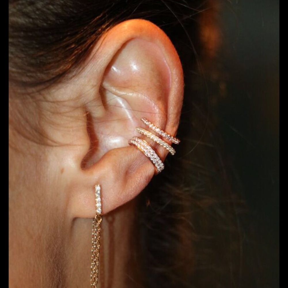 COPY - Diamond ear cuff 14k best seller